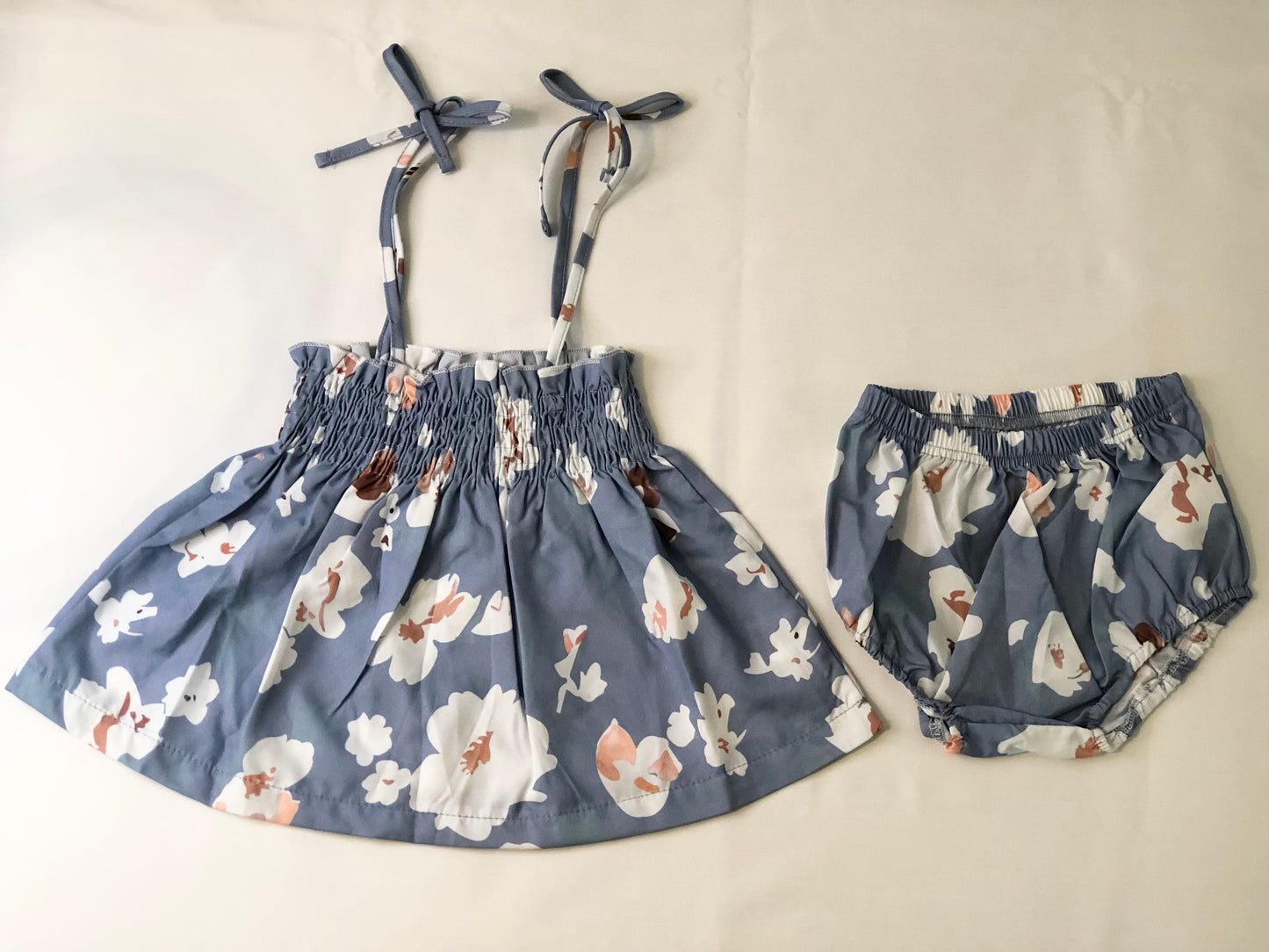 Blue 2pc /Floral Set