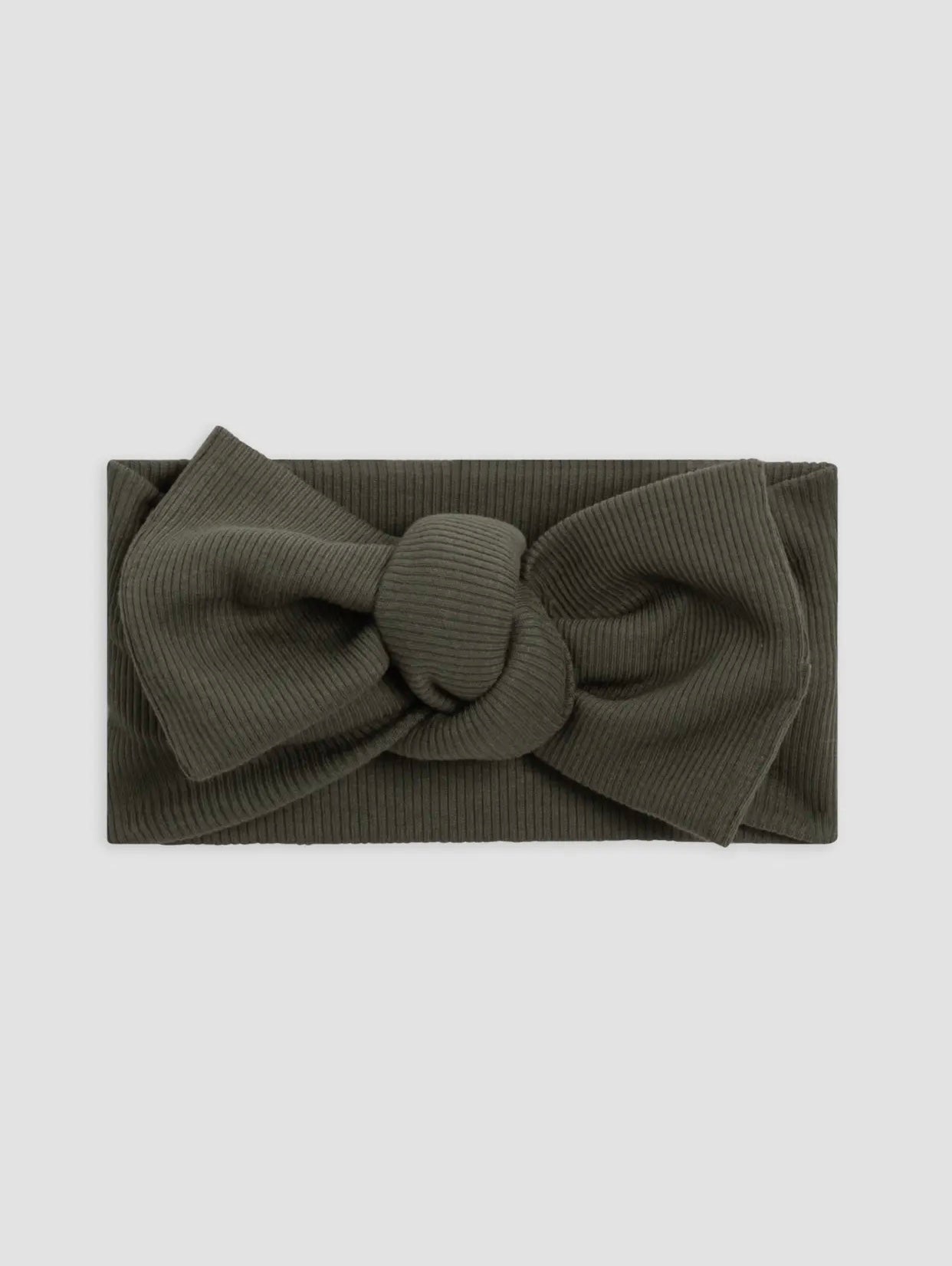 Ribbed Bow Headband