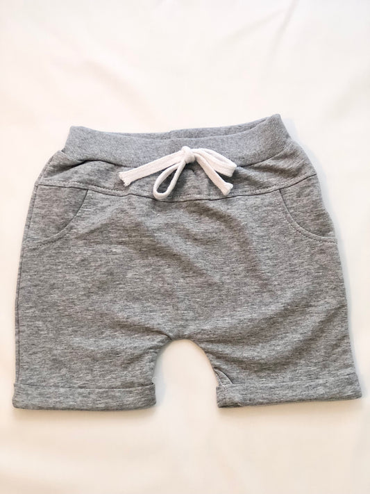 Gray Harem Shorts